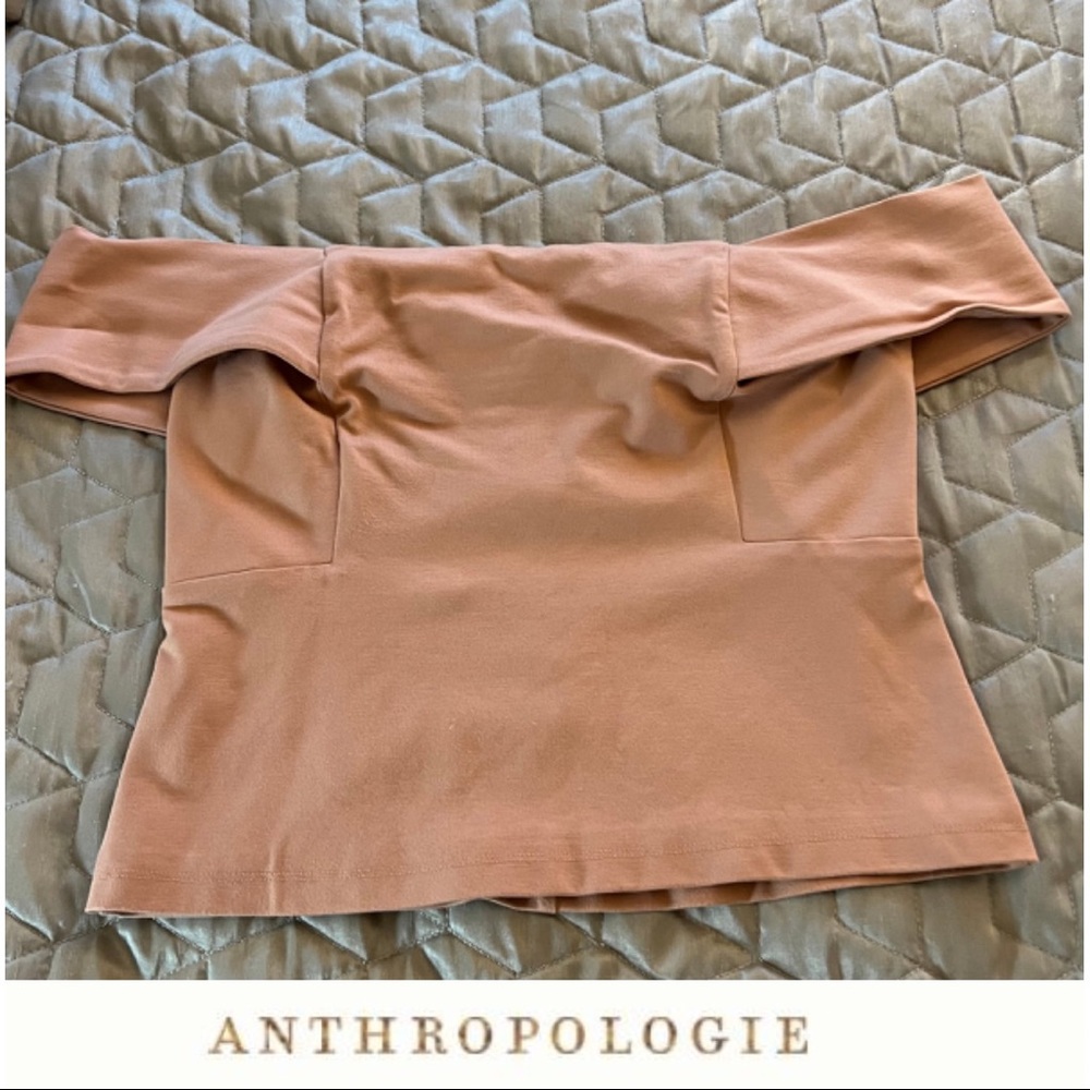 Anthropologie Deletta Ponte Off-The-Shoulder Top Large